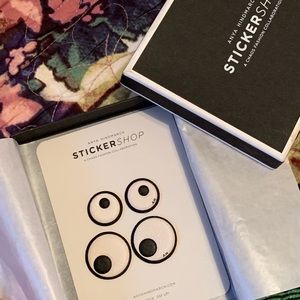 Anya Hindmarch leather eye stickers